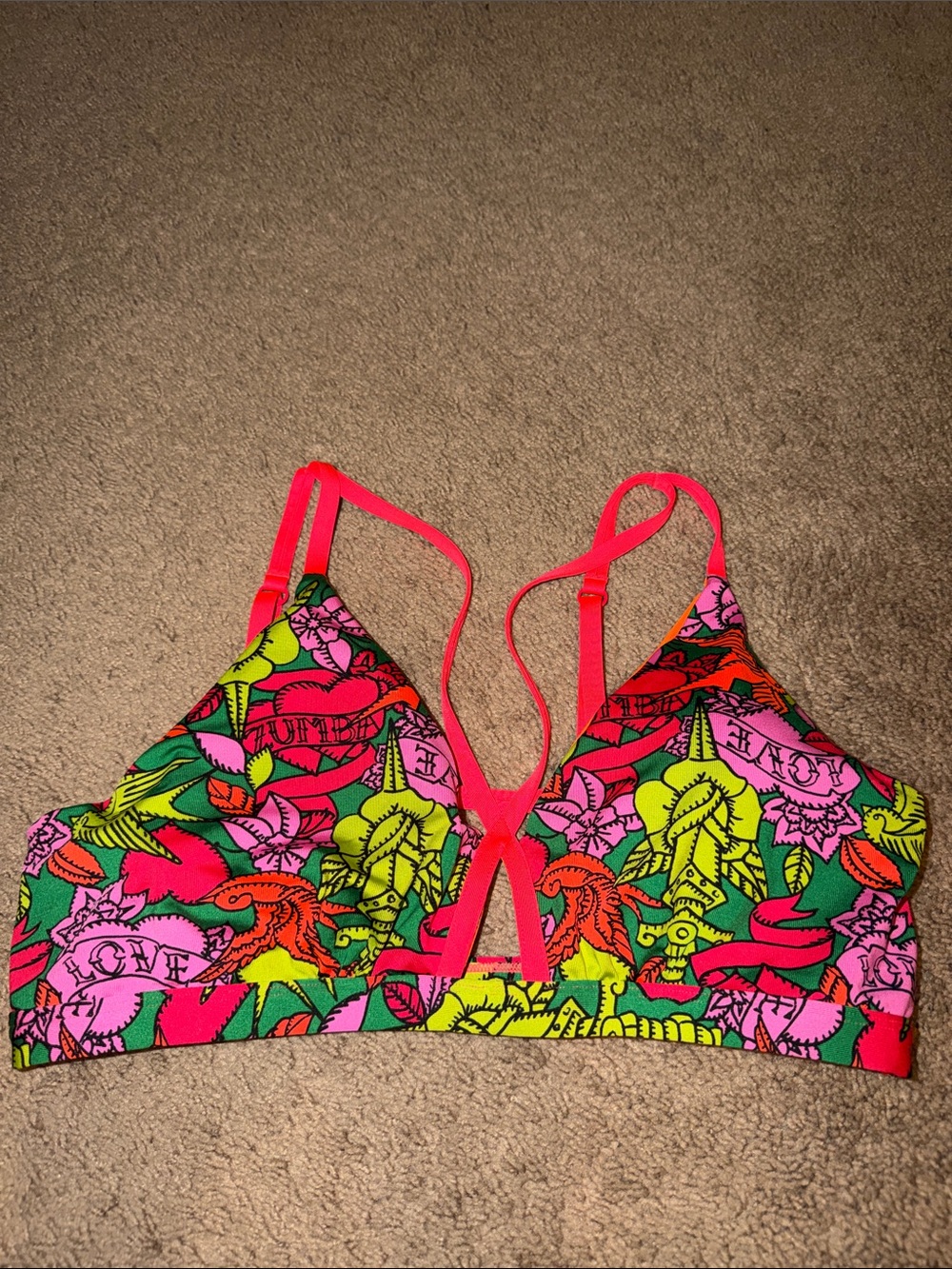 Zumba top size extra large